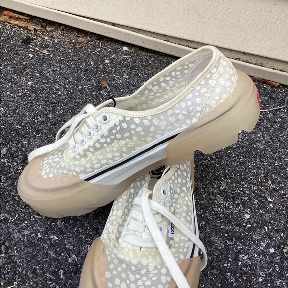 Vans Authentic DX Modular ‘Swap It’ White Dots Mesh Skate Shoes Women's Size 8 - Picture 4 of 7